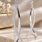 Twisted Ribbon Drop Earrings