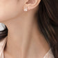 Rose Gold Pearl Earrings