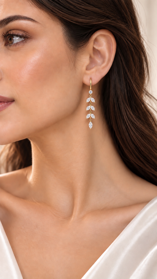 Marquis Cascade Earrings