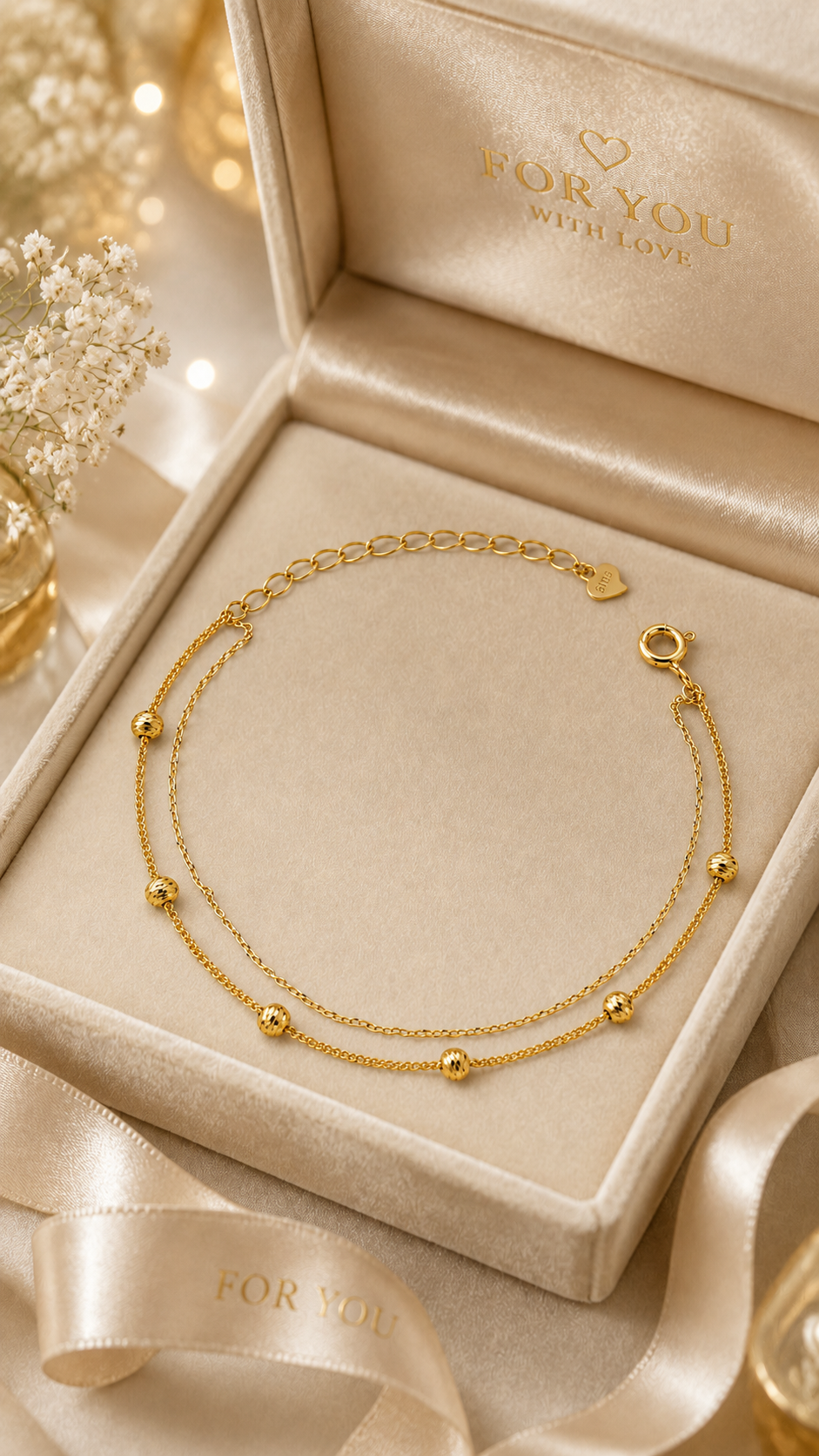 Double-Layer Textured Bracelet