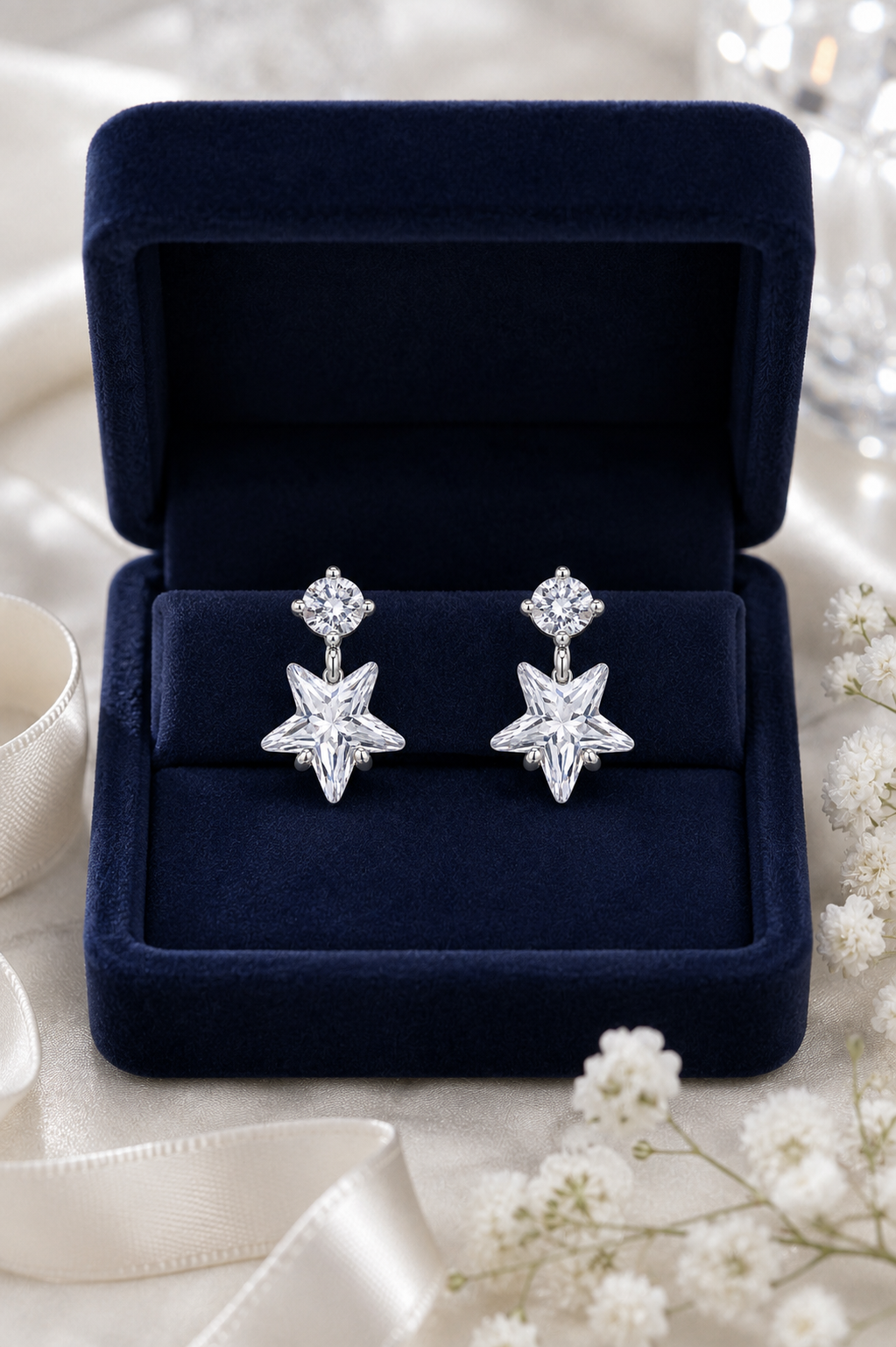 Star-Cut Earrings