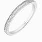 Minimal 925 Silver Baguette Zircon Band Ring for Women – Elegant Slim Finger Ring for Daily & Party Wear