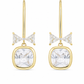 Bow Cushion-Cut Earrings