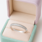 Minimal 925 Silver Baguette Zircon Band Ring for Women – Elegant Slim Finger Ring for Daily & Party Wear