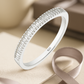 Minimal 925 Silver Baguette Zircon Band Ring for Women – Elegant Slim Finger Ring for Daily & Party Wear