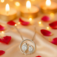 Silver Plated Round Solitaire Pendant Necklace for Women – Elegant Crystal Design