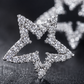 Silver-Tone Star Earrings