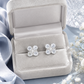 Four-Petal Round Earrings