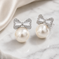 Bow & Pearl Earrings