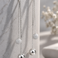 Double Ball Chain Drop Earrings