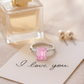 925 Silver Emerald Cut Solitaire Ring with Twisted Band – Classic Elegant Zircon Ring for Women