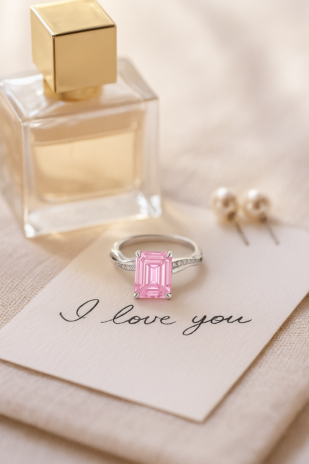 925 Silver Emerald Cut Solitaire Ring with Twisted Band – Classic Elegant Zircon Ring for Women