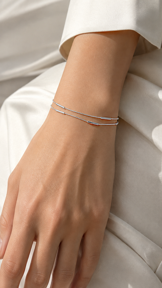 Double-Layer Chain Bracelet
