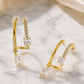 Earrings Pear-Cut Crystal