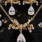 Dragonfly Pear Necklace & Earrings Set