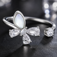 Butterfly Open Adjustable Ring