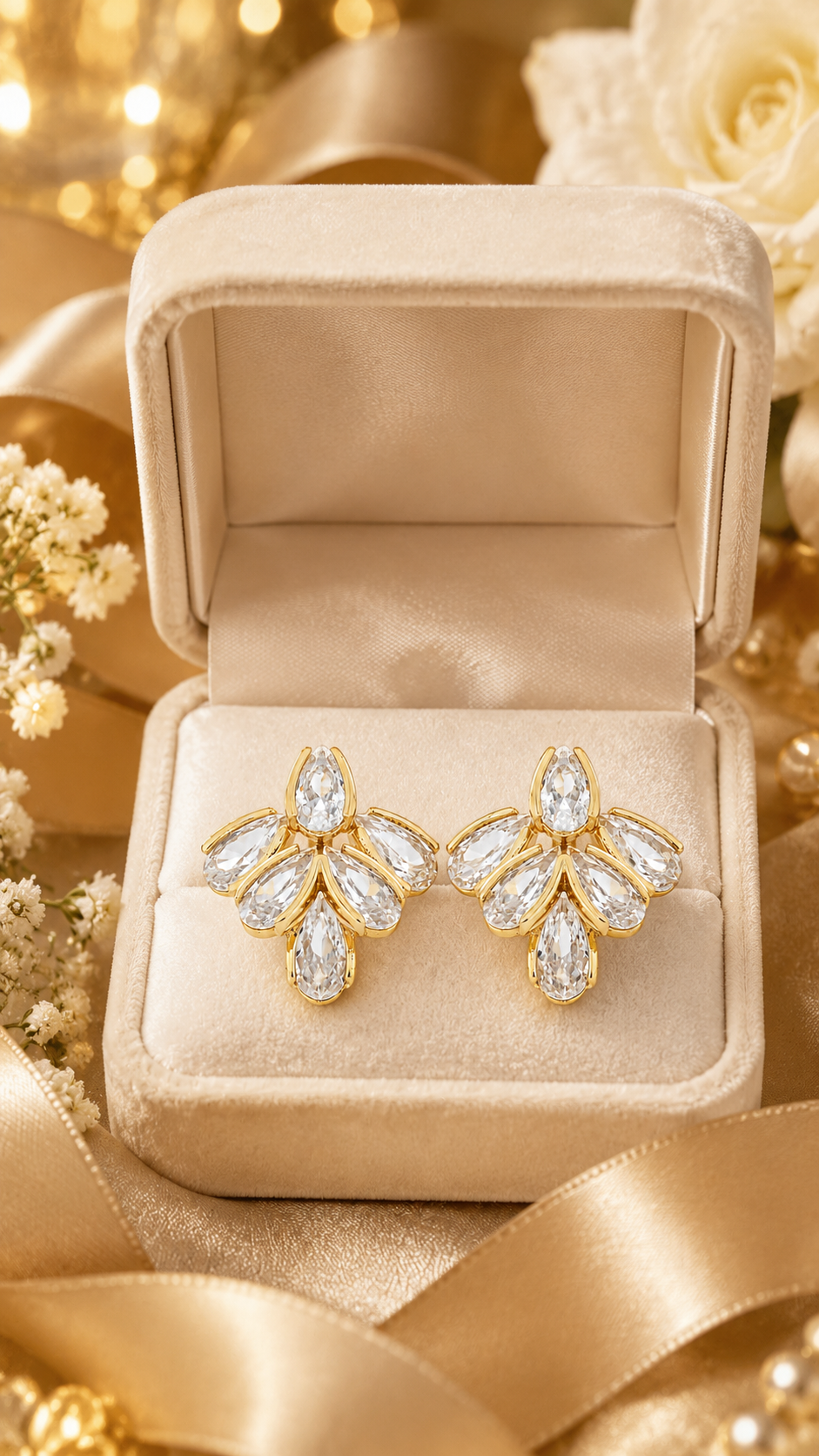 Floral Cluster Earrings