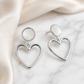 Pearl Heart Earrings
