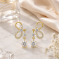 Gold Bow Earrings