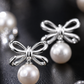 Bow Pearl Earrings