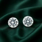 Elegant Round Brilliant Solitaire Stud Earrings for Women – Sparkling White Stone, Daily Wear Premium Design