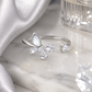 Butterfly Open Adjustable Ring
