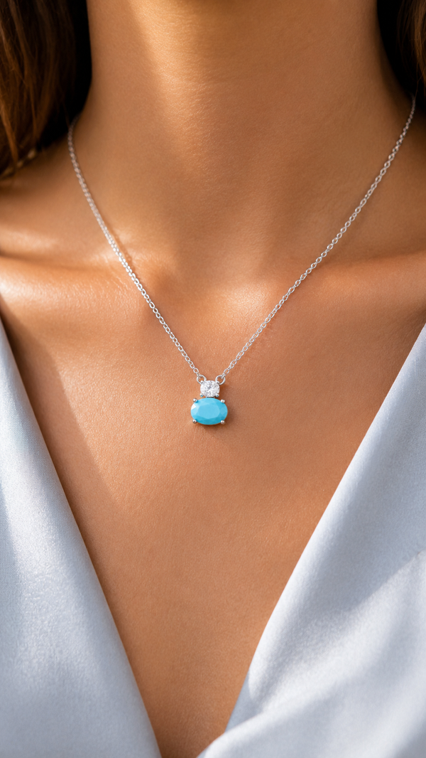 Aqua Stone Pendant