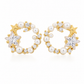 Pearl Star Moon Earrings