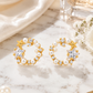 Pearl Star Moon Earrings
