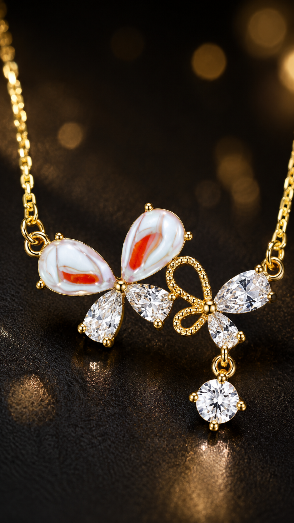 Luxury Butterfly Charm Necklace