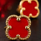 Gold-Tone Black Red green Earrings