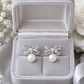 Bow Pearl Earrings