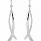 Twisted Ribbon Drop Earrings