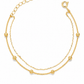 Double-Layer Textured Bracelet