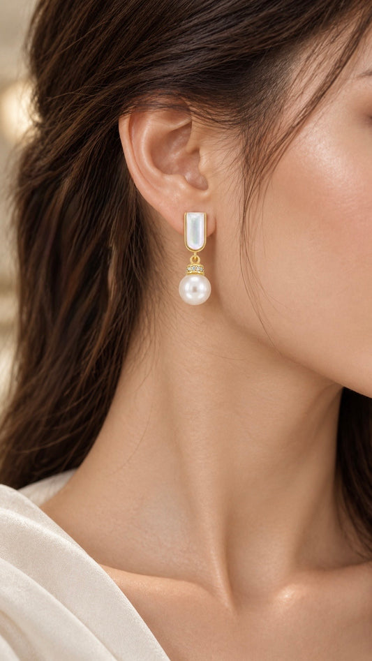 Pearl Drop Earrings