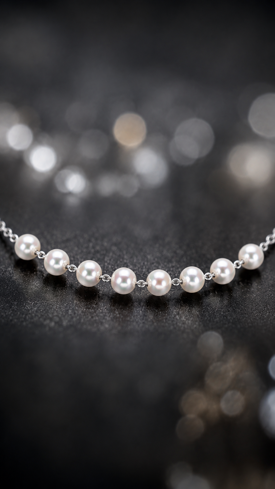 Pearl Beaded Chain Bracelet