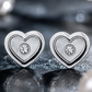 Pearl Heart Earrings