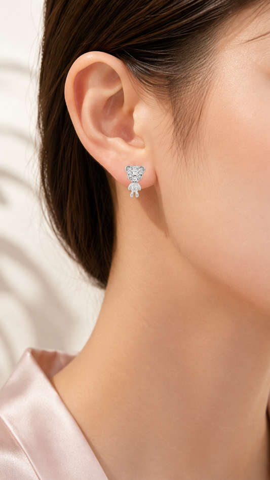 Teddy Bear Earrings
