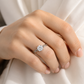 Round Solitaire Infinity Twist Ring