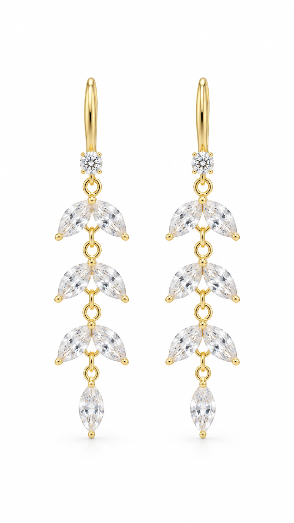 Marquis Cascade Earrings