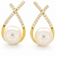 Infinity Pearl Earrings