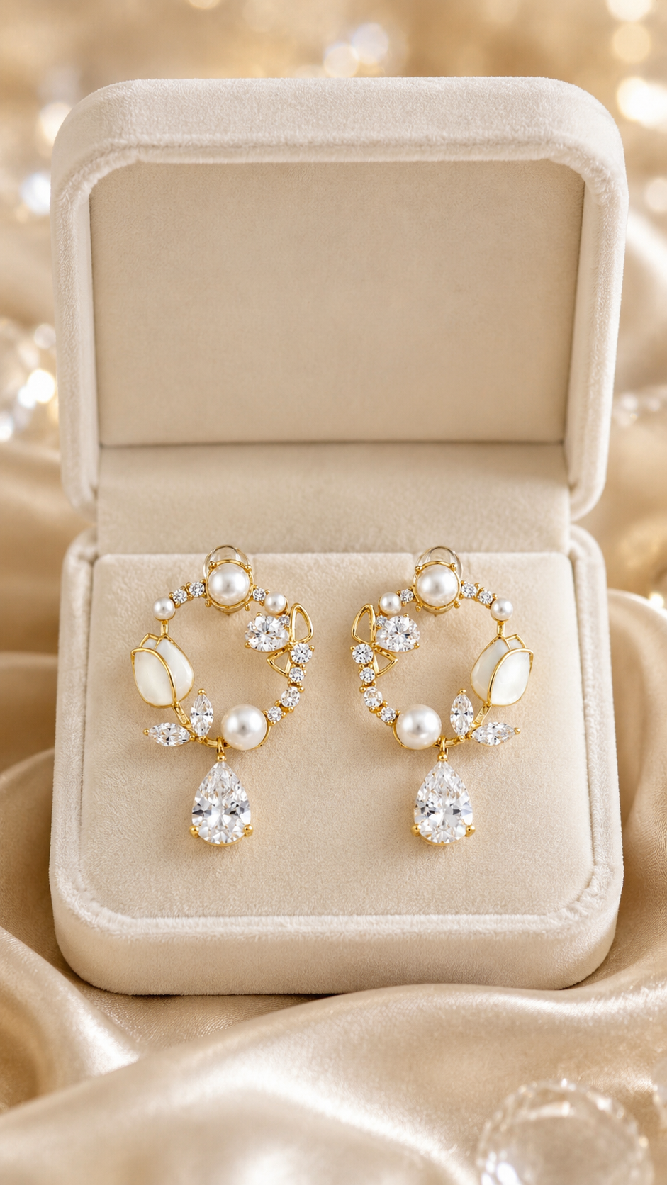 Pearl Wreath Earrings