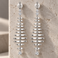 Geometric Tiered Drop Earrings