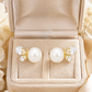 Pearl Butterfly Earrings