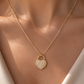 Golden Heart Lock Necklace