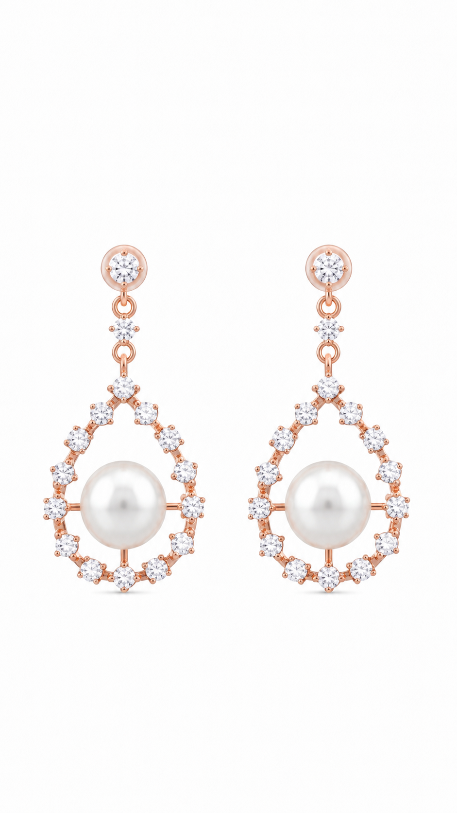 Teardrop Pearl Earrings