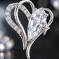 Heart Pear-Cut Earrings