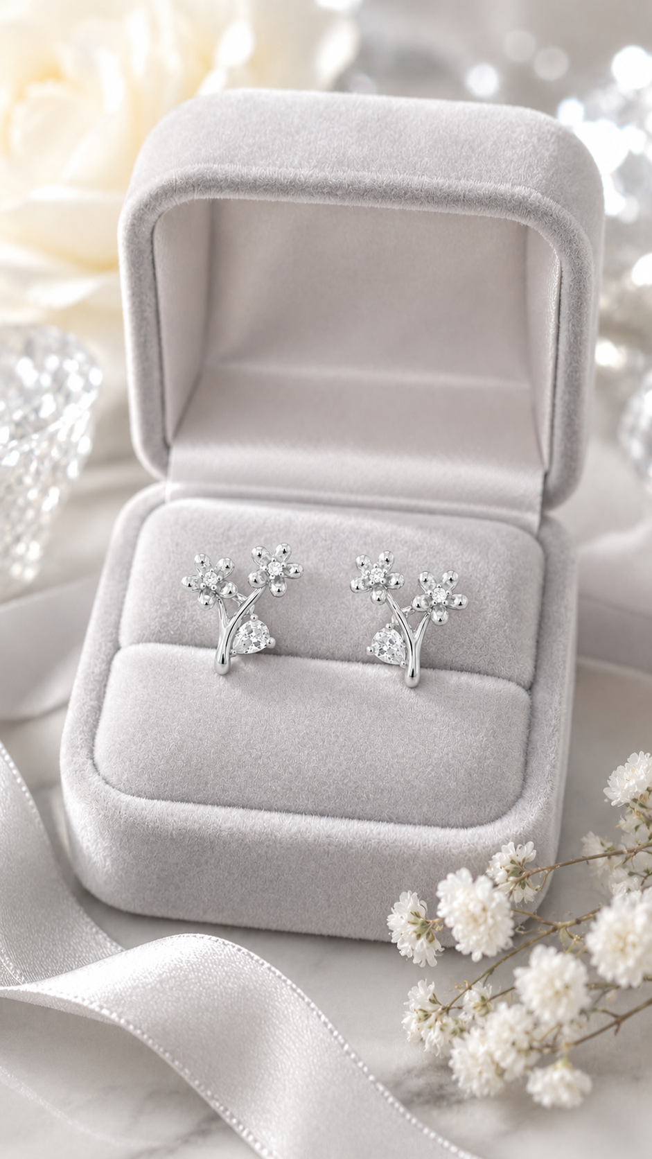 Double Flower Earrings