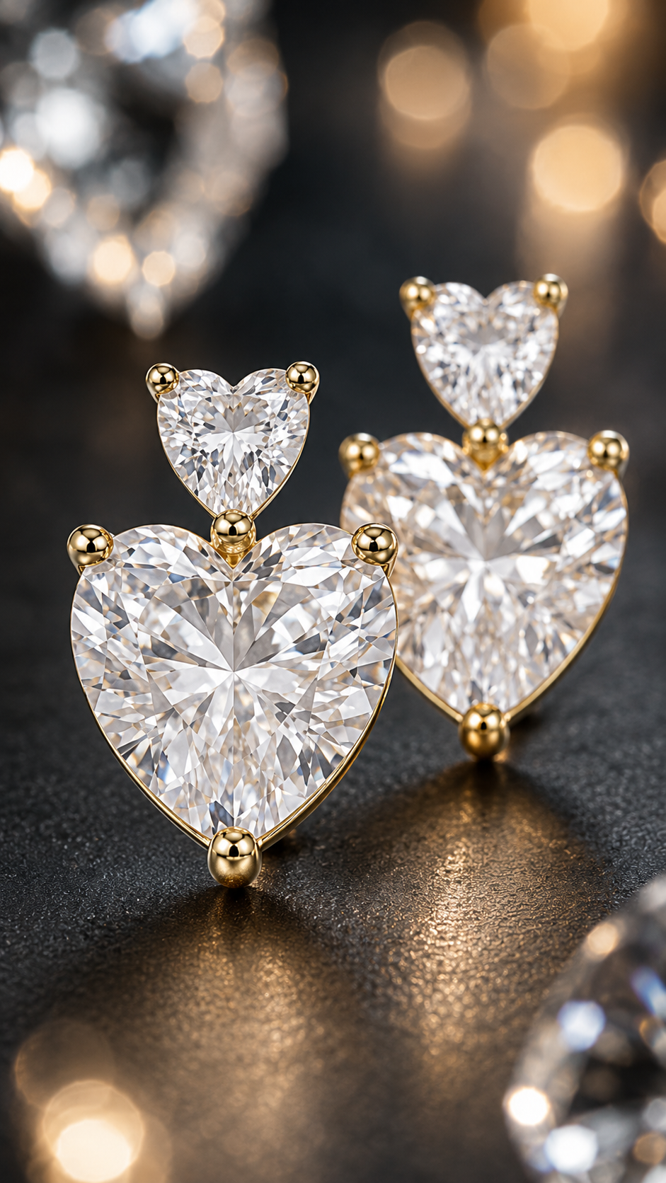 Double Heart Earrings