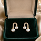 Gold-Tone Pearl Earrings